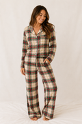 PRE-ORDER - Holiday Plaid Women's Bamboo Pajama Set